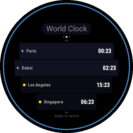 World Clock · Screenshot 1