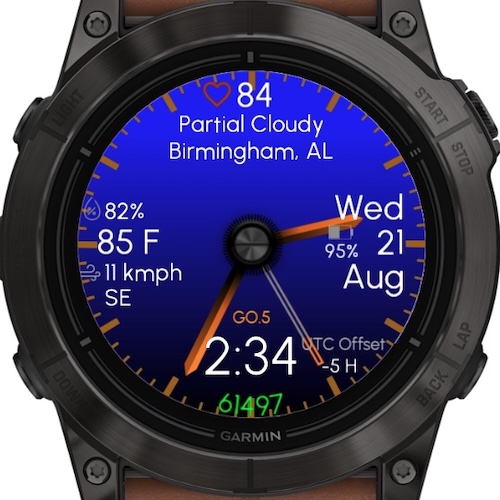 Gradient - Orange (TRIAL ONLY  Garmin Weather) · Screenshot 3