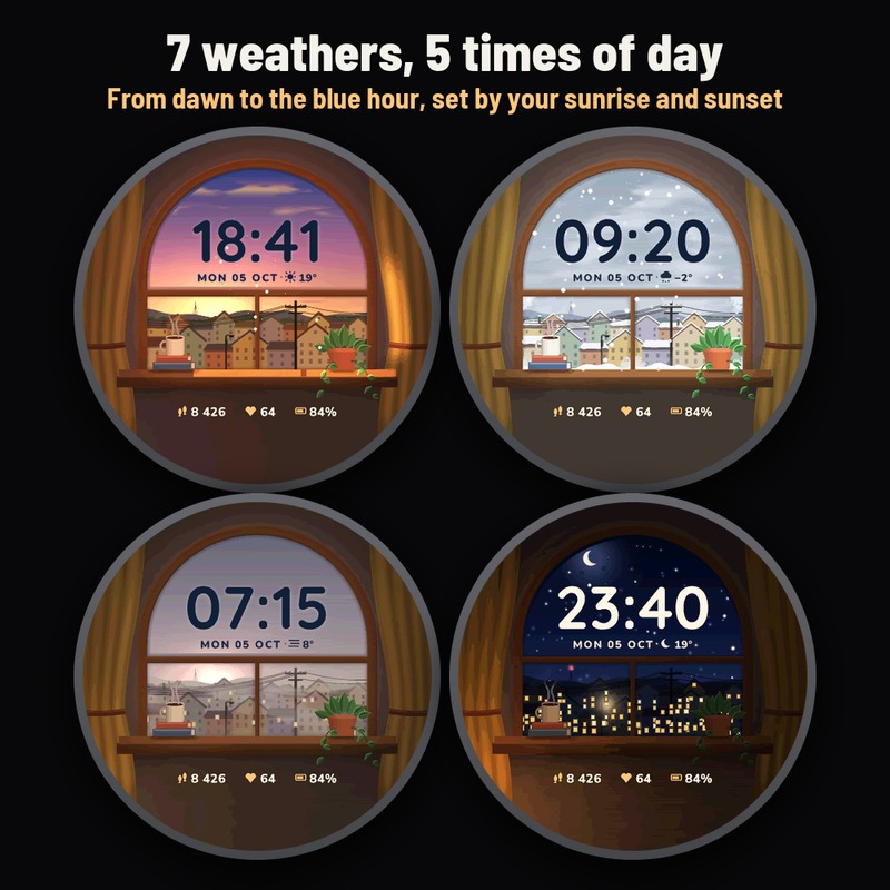 Astra Window Pro – Finestra meteo lofi animata · Screenshot 2