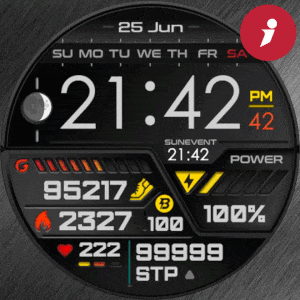 iFacer - POWER HUD (Karbon) · Screenshot 0