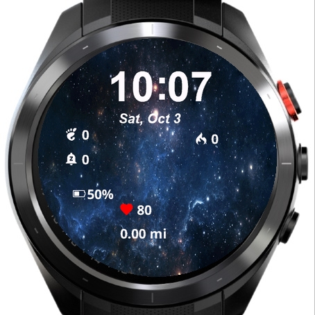 View Stars Sky Blue Black · Screenshot 2