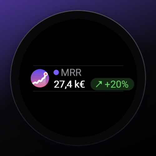 MMRKit - Your MRR on your wrist · Screenshot 2