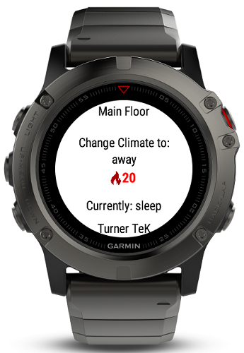 ecobee for Garmin · Screenshot 3