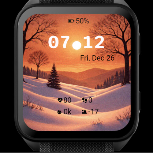 Winter Sunset · Screenshot 1