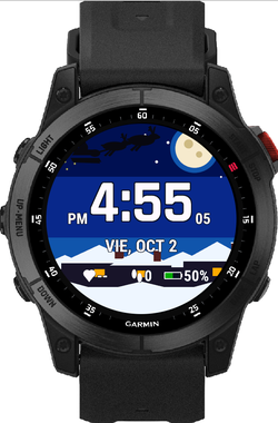 Santa's Sleigh - Christmas Watch Face · Screenshot 1