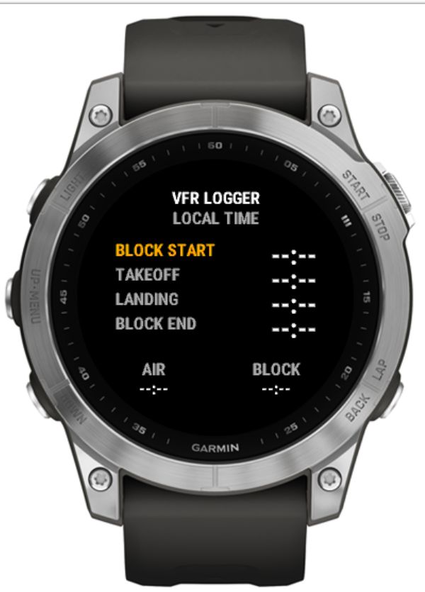 VFR Time Logger · Screenshot 0