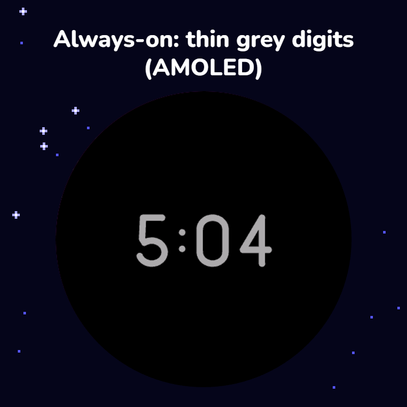 Pixel Planets - Retro Space Watch Face · Screenshot 2