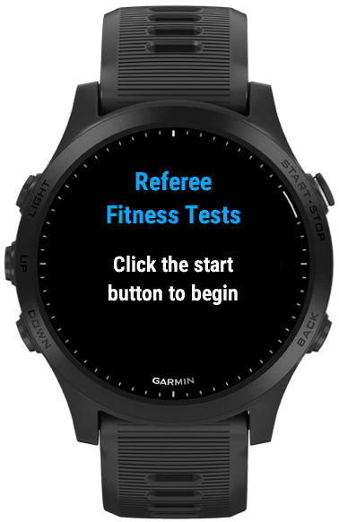 Referee Fitness Tests · Screenshot 0