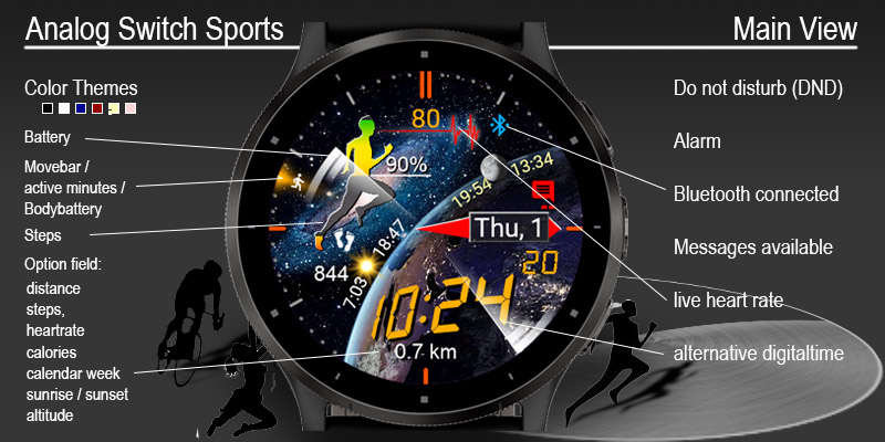 Analog Switch Sports AMOLED · Screenshot 4