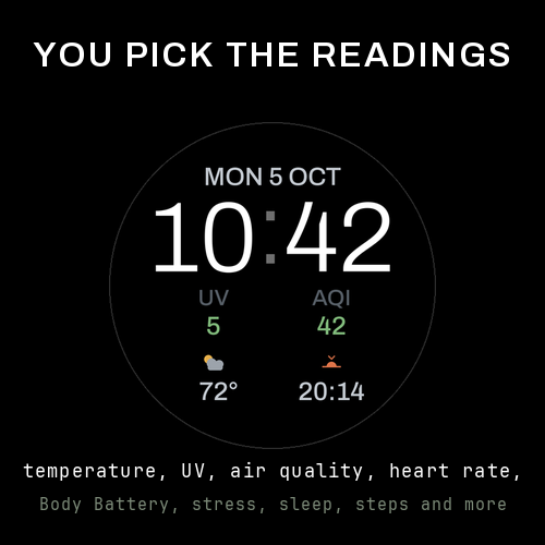 Lumen – 11 AMOLED Watch Faces · Screenshot 1