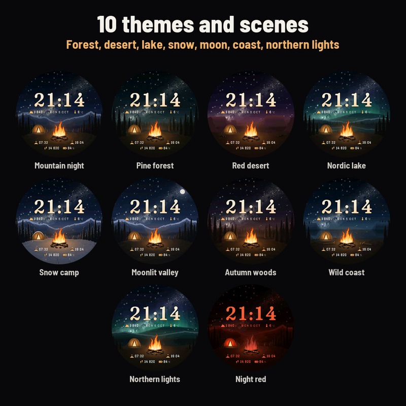 Astra Campfire Pro – 露营篝火动态表盘 · Screenshot 3