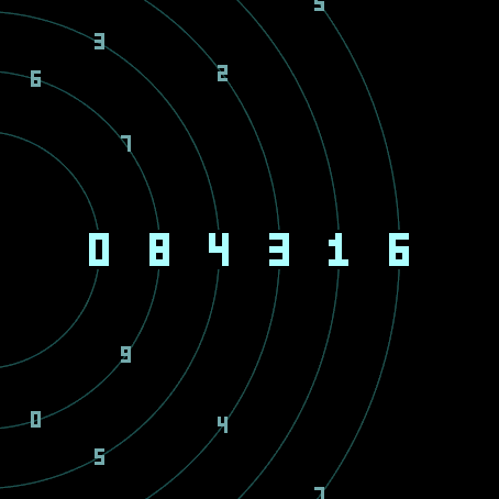 Ambient Time: Number Wheels · Screenshot 0