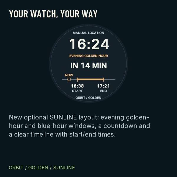 ORBIT GOLDEN - Golden Hour & Sunset · Kuvakaappaus 1