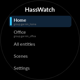 HassWatch · Screenshot 1