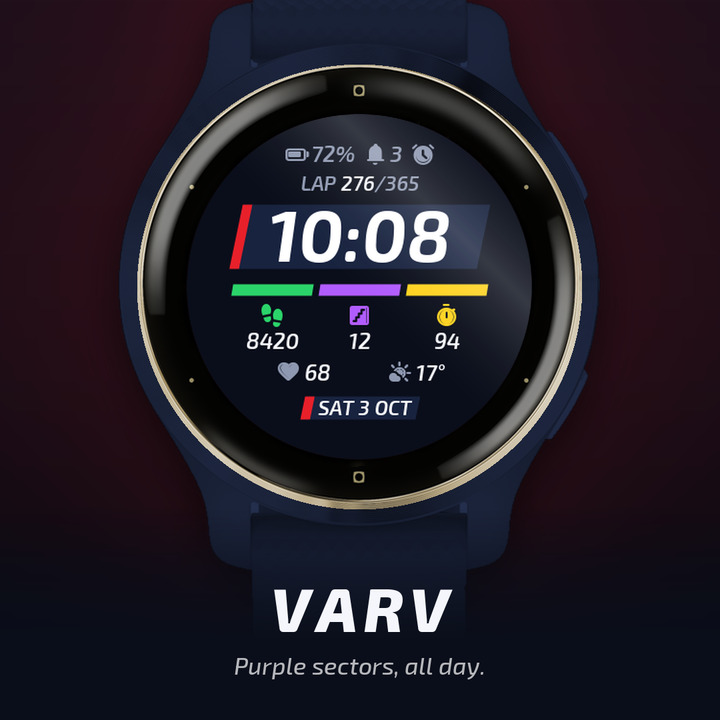 Varv – Timing Screen · Screenshot 0