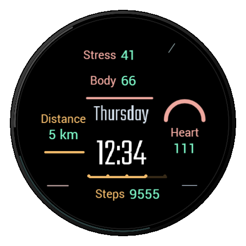 Morning star watch face for Forerunner 255