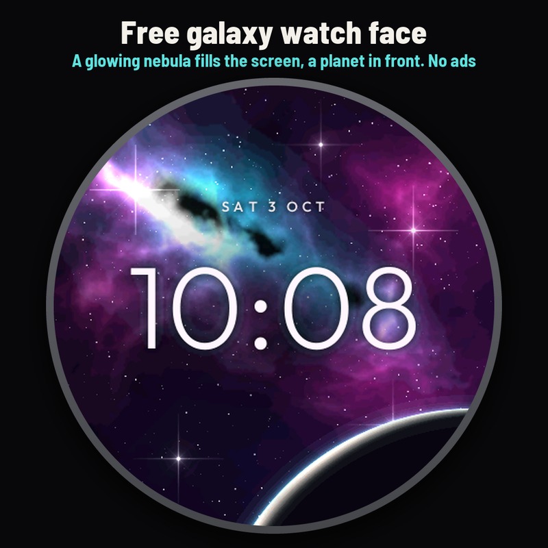 Astra Nebula Free – 太空星系表盘 · Screenshot 0