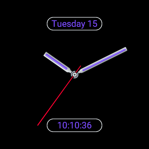 AMOLED Lines - Minimal Color Vector - indigo · Screenshot 1