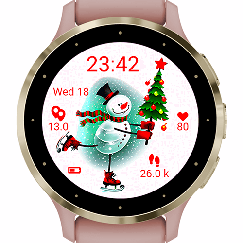 Christmas Skating Snowman G · Screenshot 3