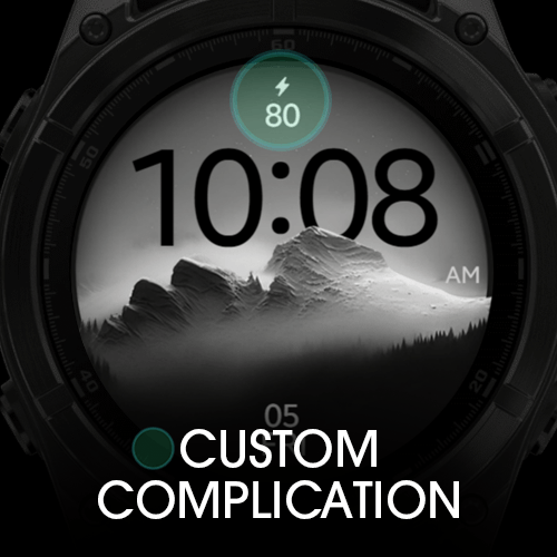 Mountain Digital Watch Face · Screenshot 2
