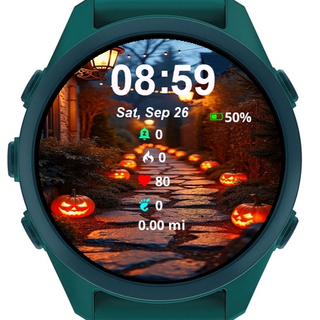 Couple Pumpkins Sitting Side Path · Screenshot 1