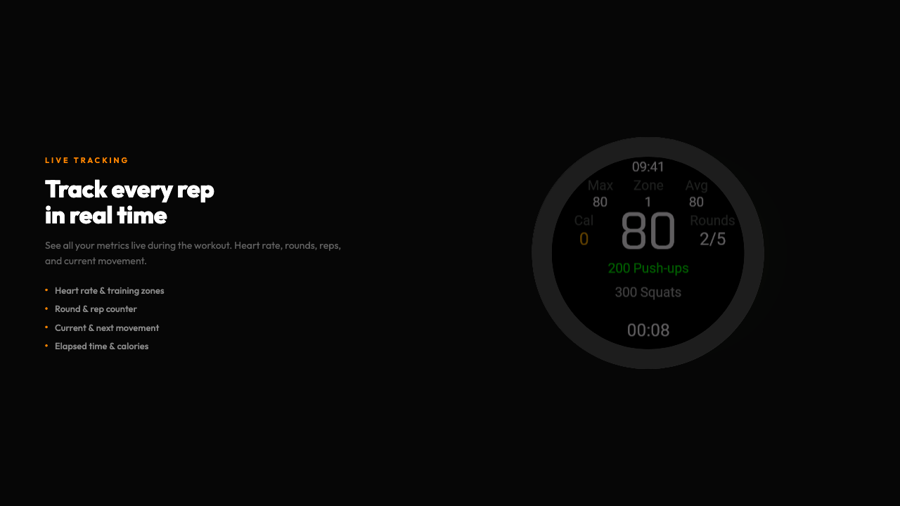 Crosstraining Benchmark App · Screenshot 1