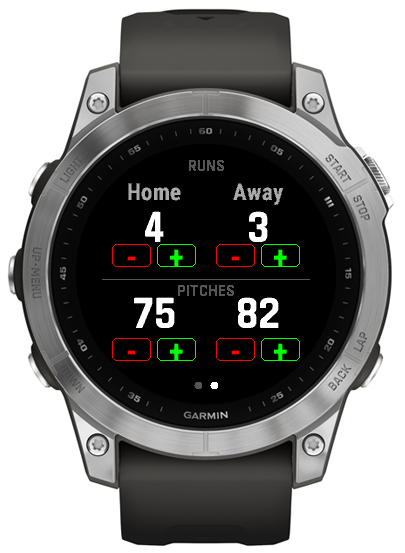 EZ Ump — Baseball Pitch Counter · Screenshot 1