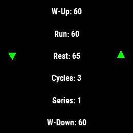 Interval Running Basic V1.x · Screenshot 1