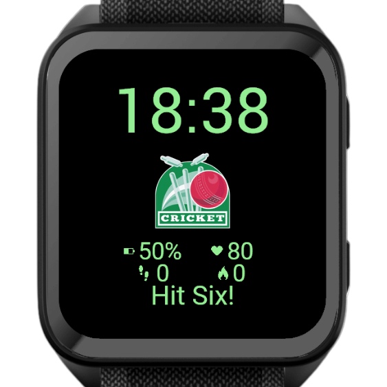 Cricket Watch Face- Customizable Sports Stats · Screenshot 4