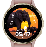 Nature Elephant Sunset · Screenshot 3