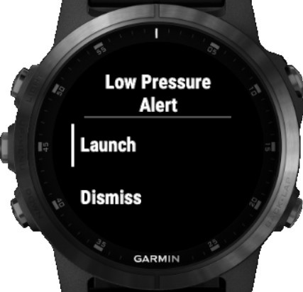 Air Pressure Alert · Screenshot 1