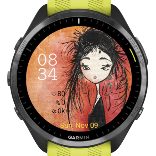 Midnight Muse – Abstract Ink Girl · Screenshot 1