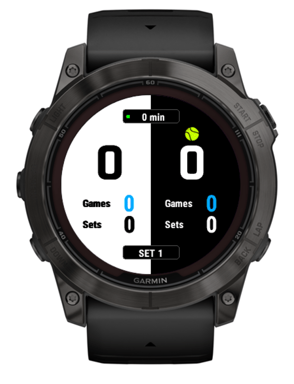 Tennis Tracker Dual: ANT+ Sync · Screenshot 0