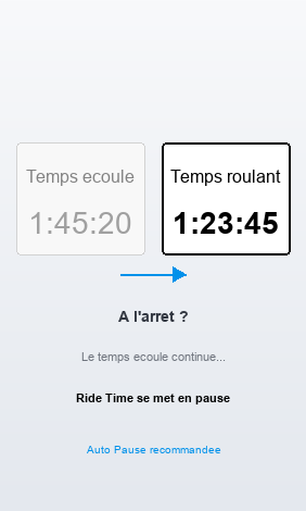Ride Time - Moving Time · Screenshot 2