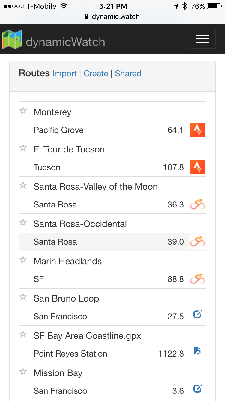 routeCourse · Screenshot 1