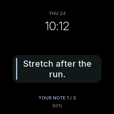 Your Words Watch Face - Your Own Quotes · Screenshot 4