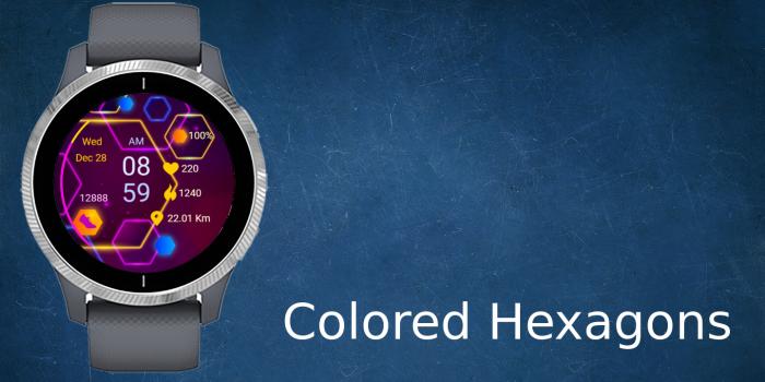 Colored Hexagons · Screenshot 0