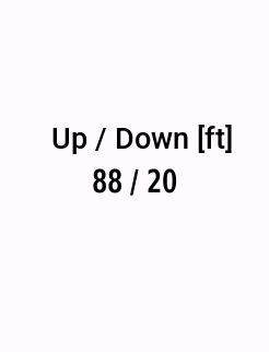 Simple Up and Down Data Field · Screenshot 0