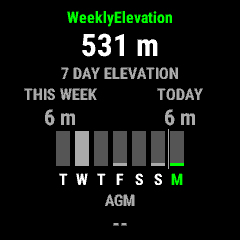 WeeklyElevation · Screenshot 1