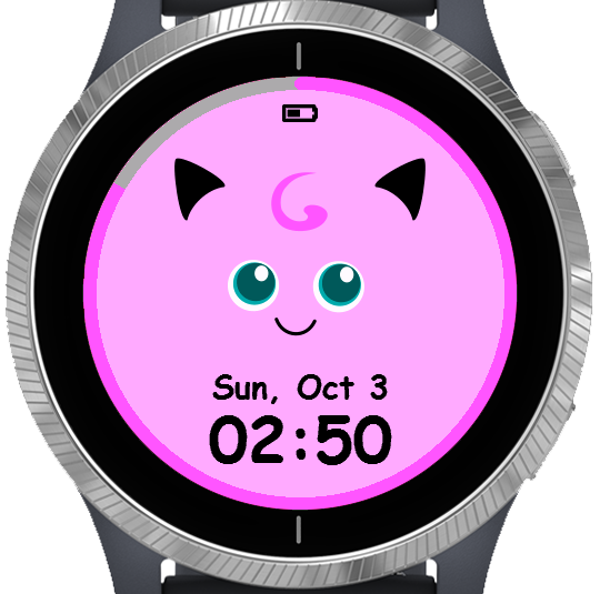 Pokemon Family Pikachu, Eevee/Evoli and more watch face screenshot 3