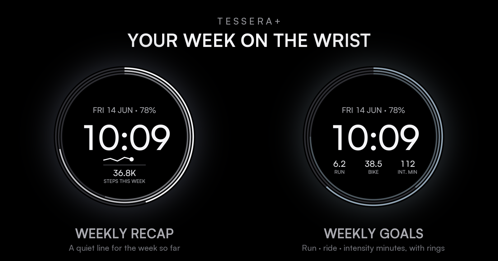 Tessera+ | Minimalist Watch Face · Screenshot 2