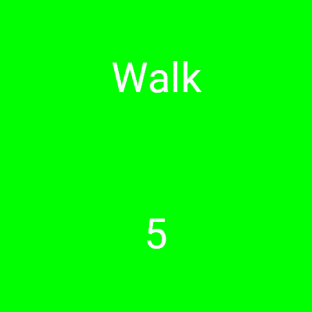 Run/Walk Workout Companion · Screenshot 0