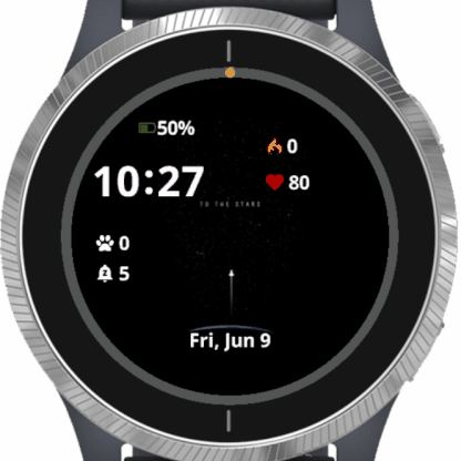 The Star Garmin watch face