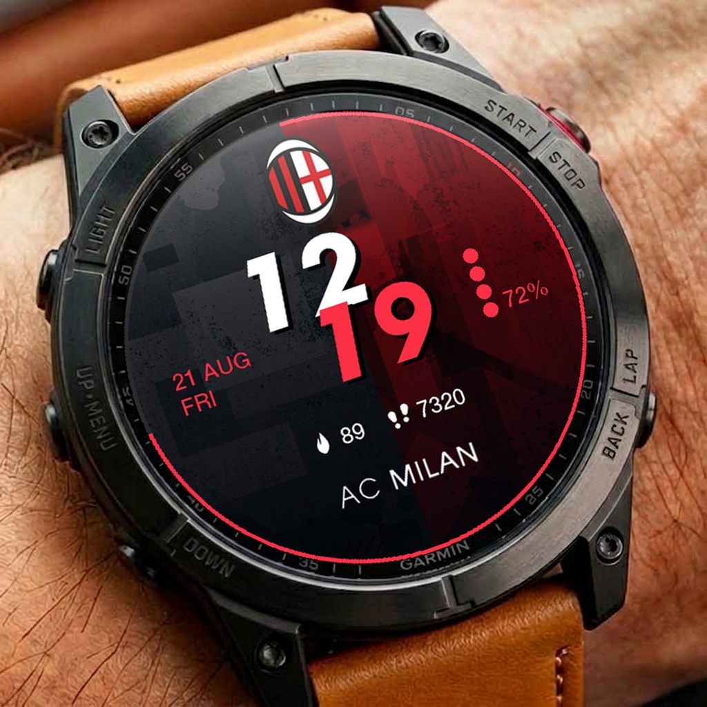 AC Milan Calcio Milano Football Soccer Watch Face · Screenshot 0