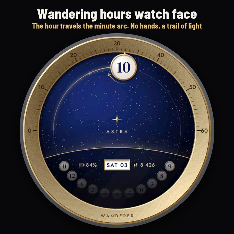 Astra Wanderer Pro – 漫游时间奢华表盘 · Screenshot 0