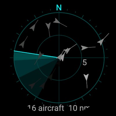 Overhead: Live Aircraft Radar · Screenshot 0