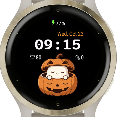 Cute Ghost in Pumpkin – Halloween Adaptive · Screenshot 1