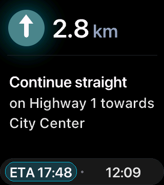 Navigation IQ - Google Maps Turn-by-Turn HUD · Screenshot 1