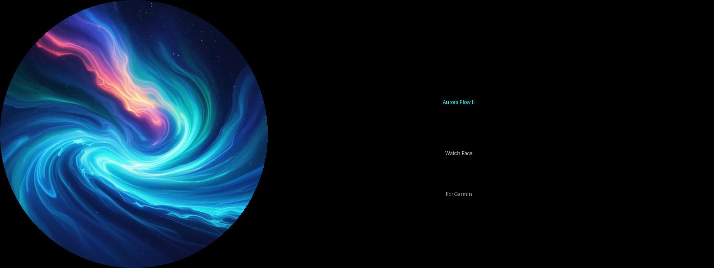 Aurora Flow II Watch Face · Screenshot 0