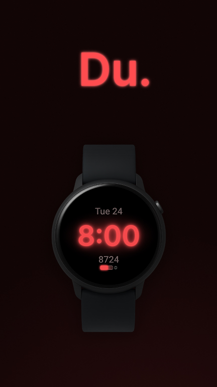 Du. Free — AMOLED watch face · Screenshot 0